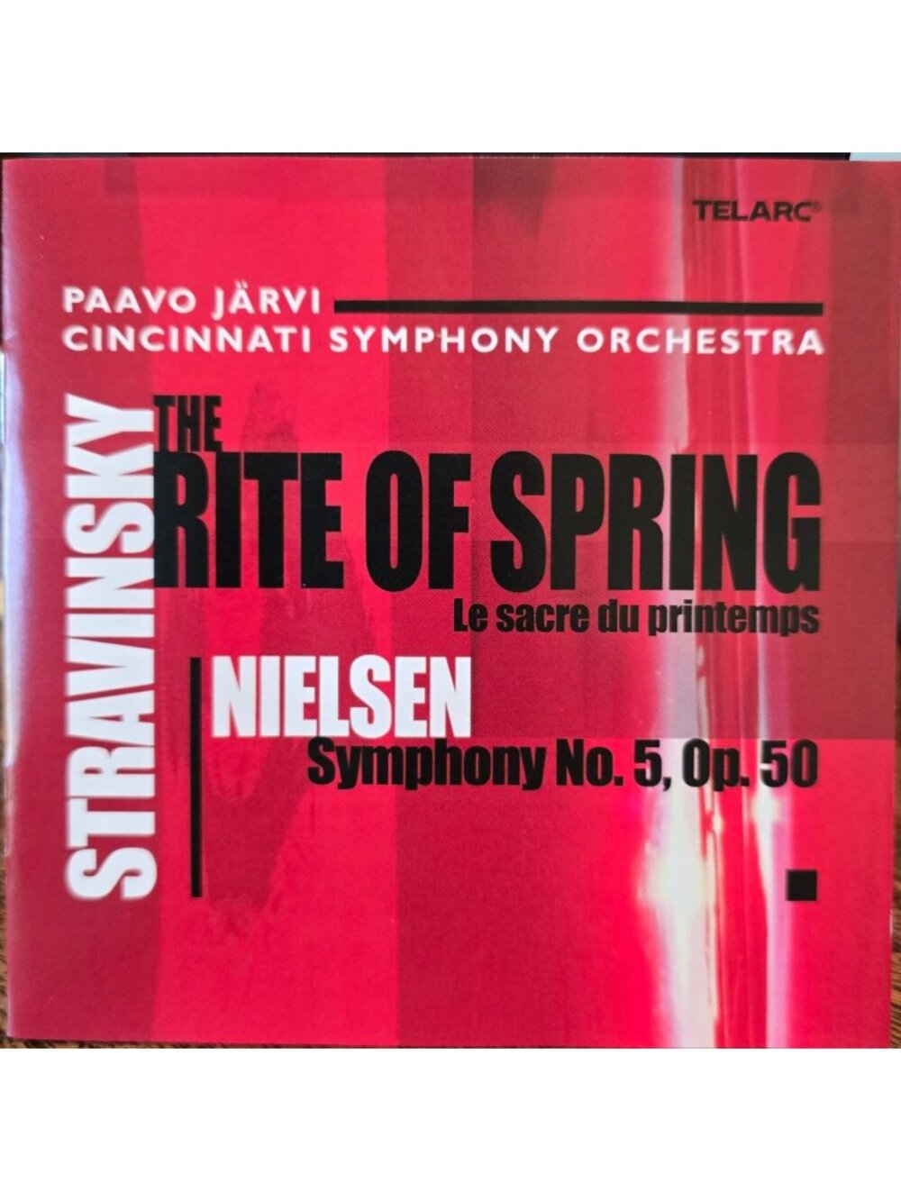 Stravinsky & Nielsen Rite Of Spring Symphony No. 5 Cincinnati Orchestra 37878cd
